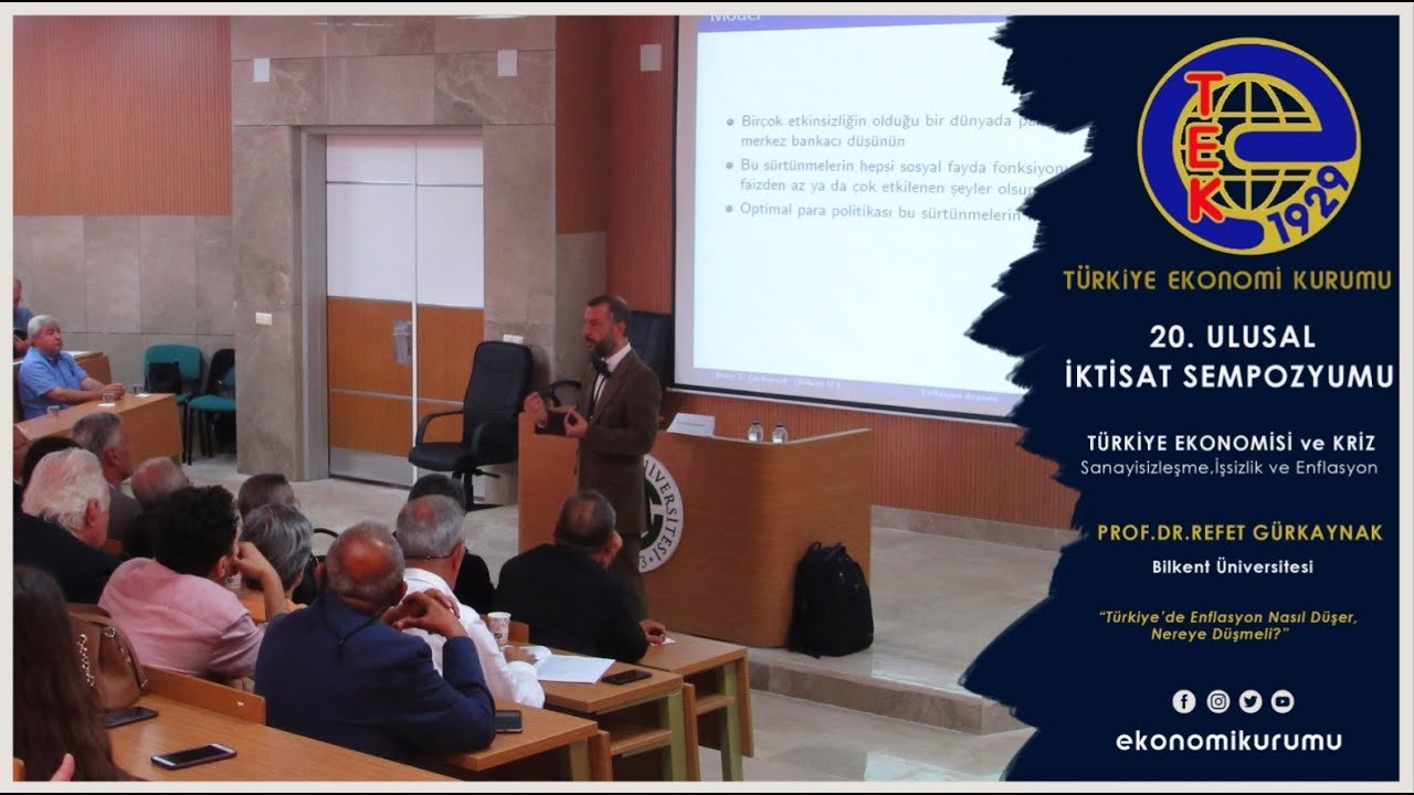 TEK : Prof.Dr. Refet Gürkaynak // Türkiye'de Enflasyon Nasıl Düşer, Nereye Düşmeli ?