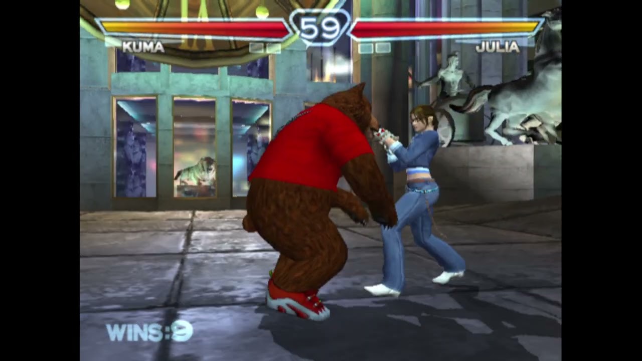 tekken 4 julia in jeansuit ryona