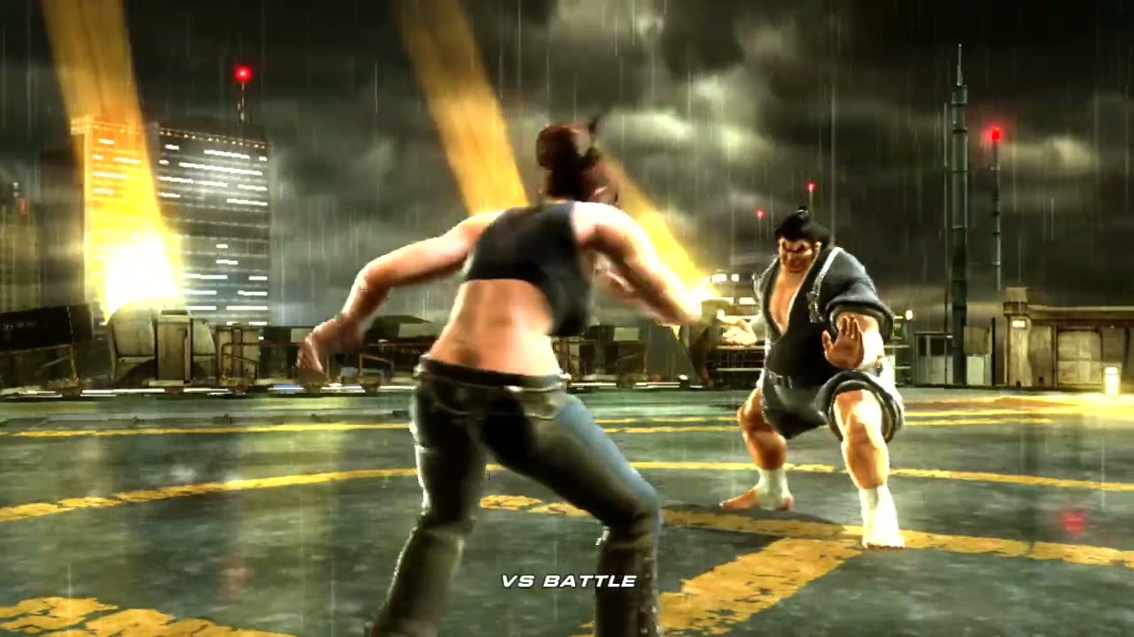 Tekken 6 Ryona - Ganryu tackles Christie