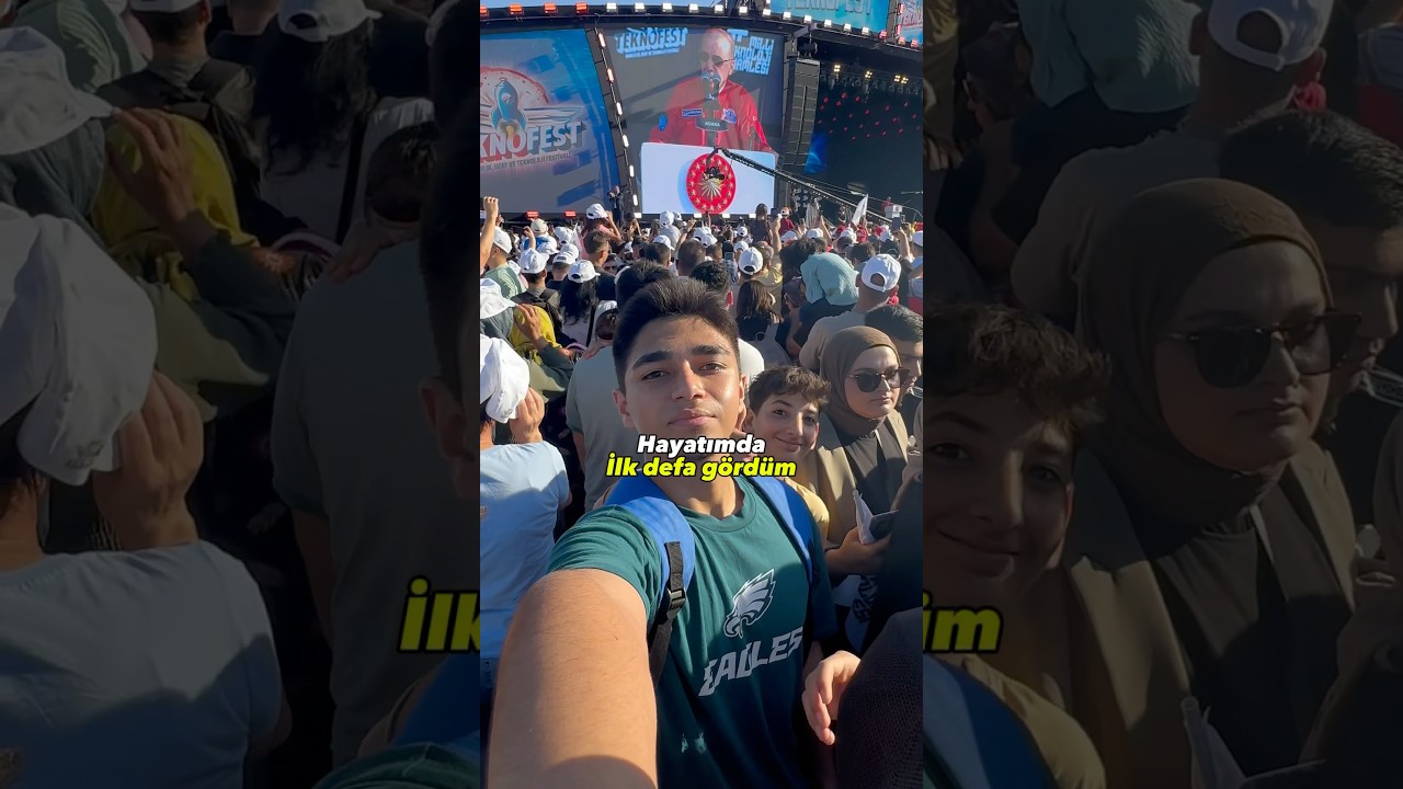 TEKNOFEST’TE ERDOĞAN’I GÖRDÜM 😳