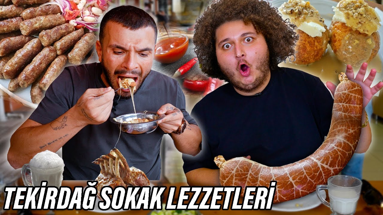 TEKİRDAĞ SOKAK LEZZETLERİNİ DENEDİK ! w/@bicimali ​