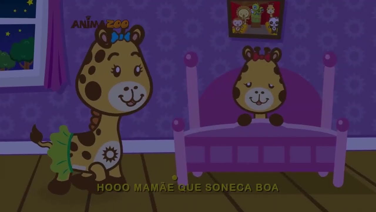 TELA ESCURA - Canções de Ninar sem brílho para o bebê dormir tranquilo - Animazoo