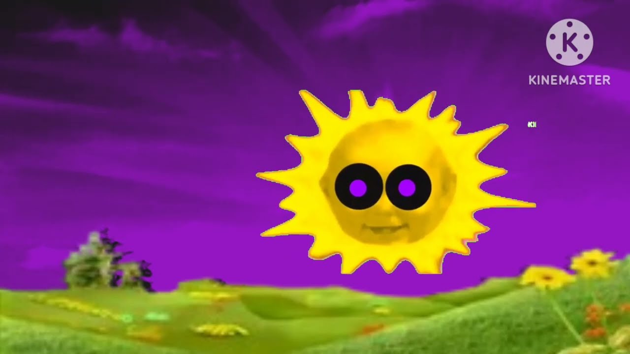 Teletubbies lost episode: Cheese robot baby sun setting animation [FREE TO USE]