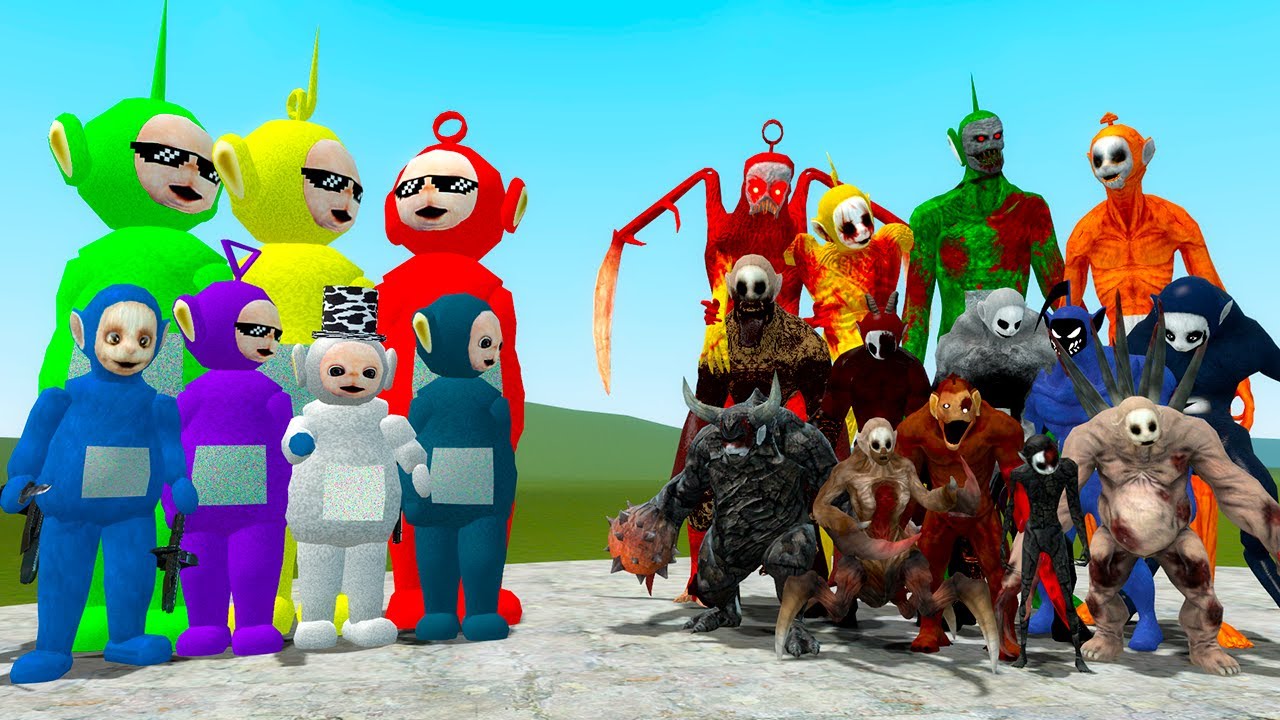TELETUBBIES VS SLENDYTUBBIES (Garry's Mod)