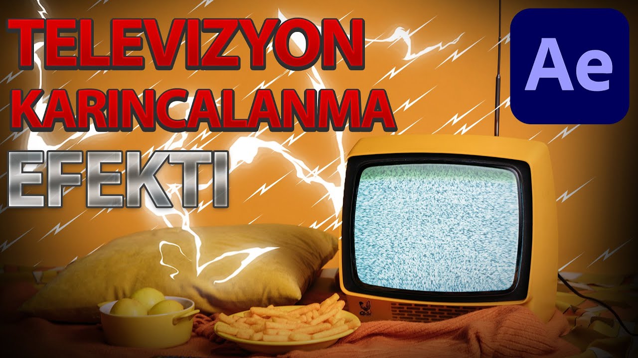 TELEVİZYON KARINCALANMA EFEKTİ NASIL VERİLİR? AFTER EFFECT (FAST TUTORIAL)