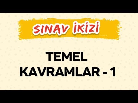 TEMEL KAVRAMLAR 1 - Yeni Nesil Sorular - Şenol Hoca