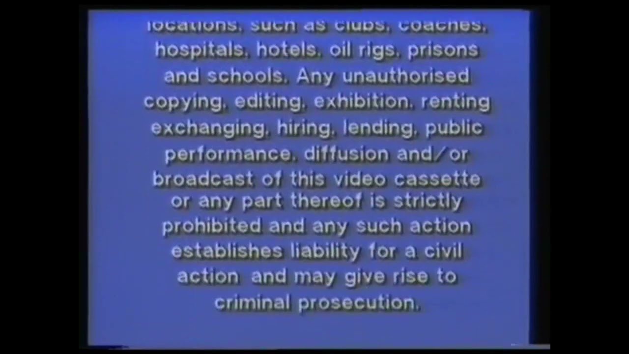 Tempo Video Warning Screen (1987-1997)