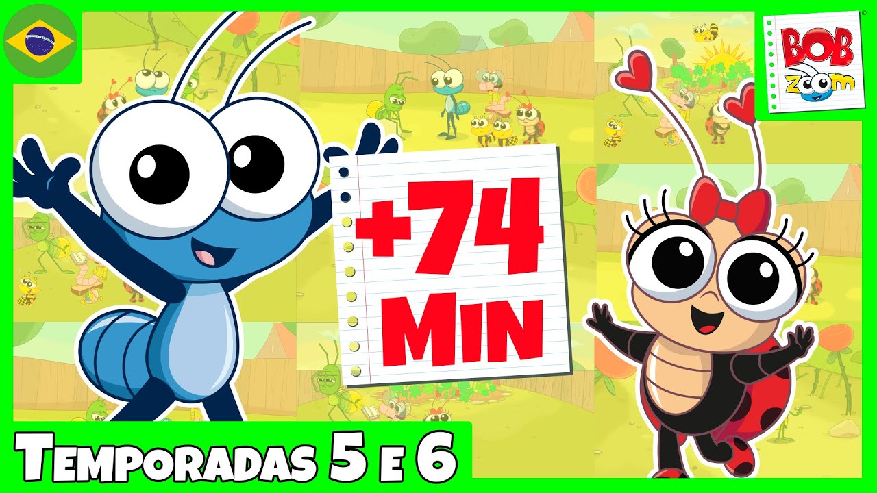 Temporadas 5 e 6 - Completo | Bob Zoom | Vídeo Infantil Musical Oficial @BobZoom