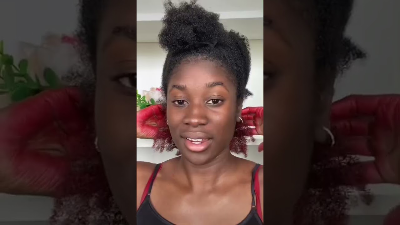 Temporary Hair Colour in hot red | As I am curl colour