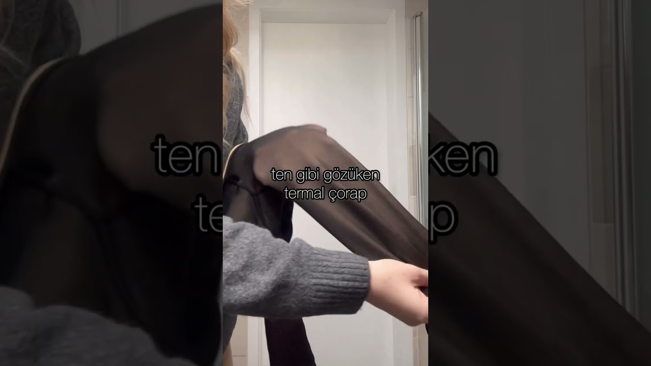 Ten gibi gözüken termal çorap