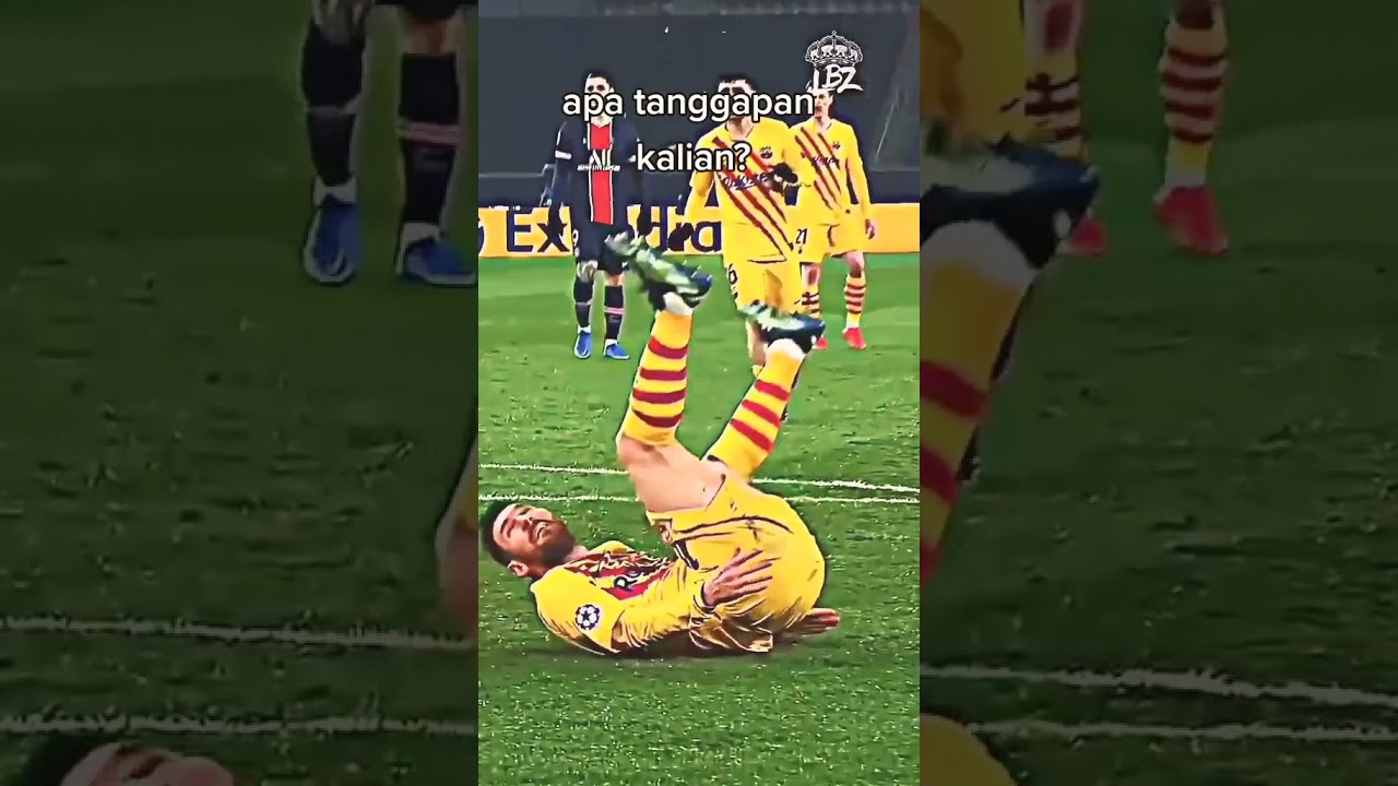 Tendangan salto Messi vs CR7