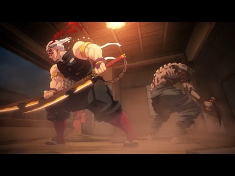 Tengen Uzui and the Kamaboko squad vs Upper moon 6 _ Full Fight