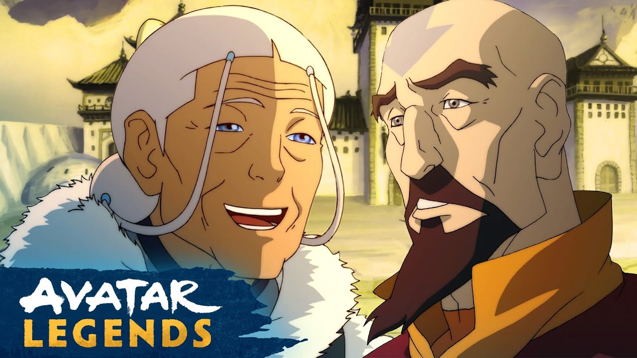 Tenzin Visits Katara ❄️ | Full Scene | The Legend of Korra