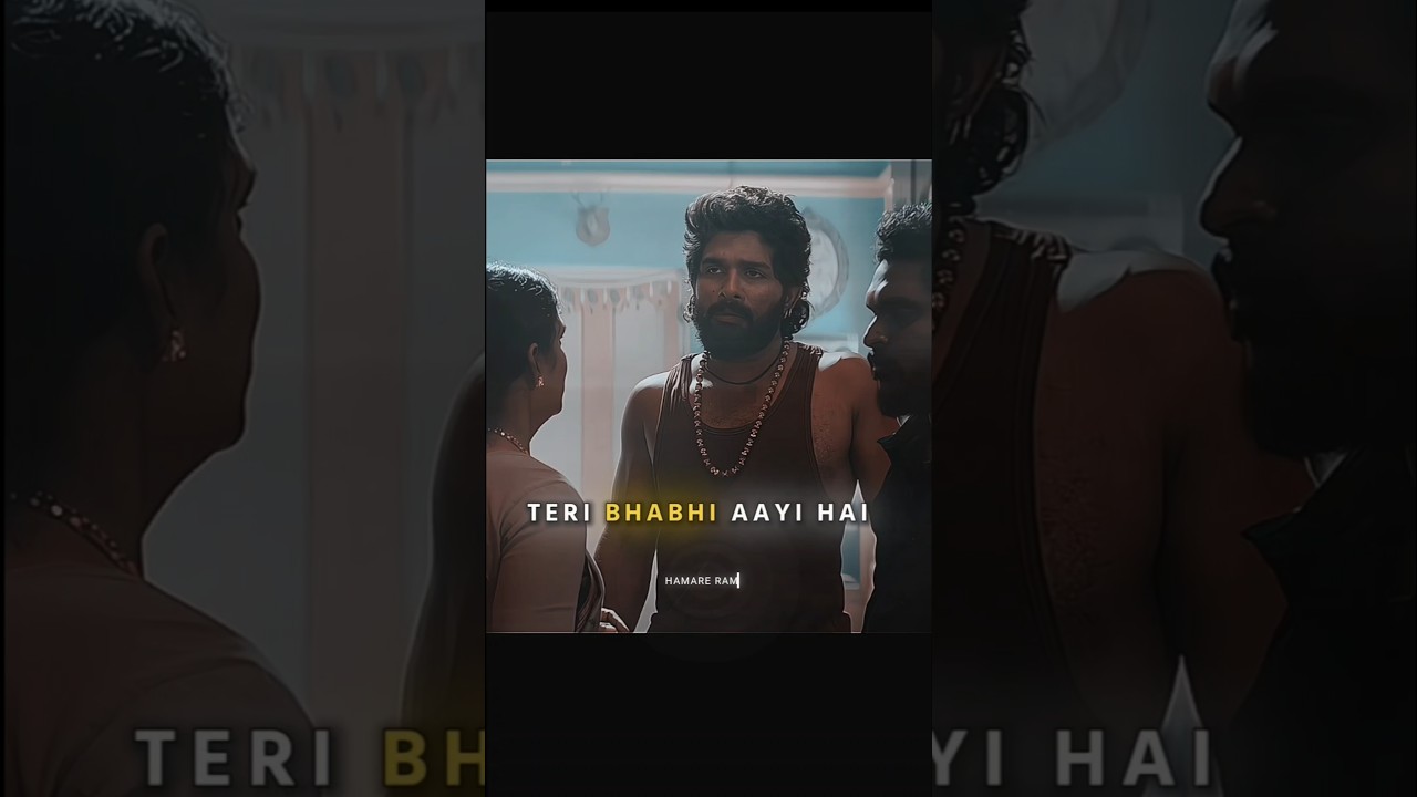 Teri Bhabhi Aayi hai 🔥☠️Pushpa 4K edit . #pushpa2therule #shortsfeed #ytshorts #trending