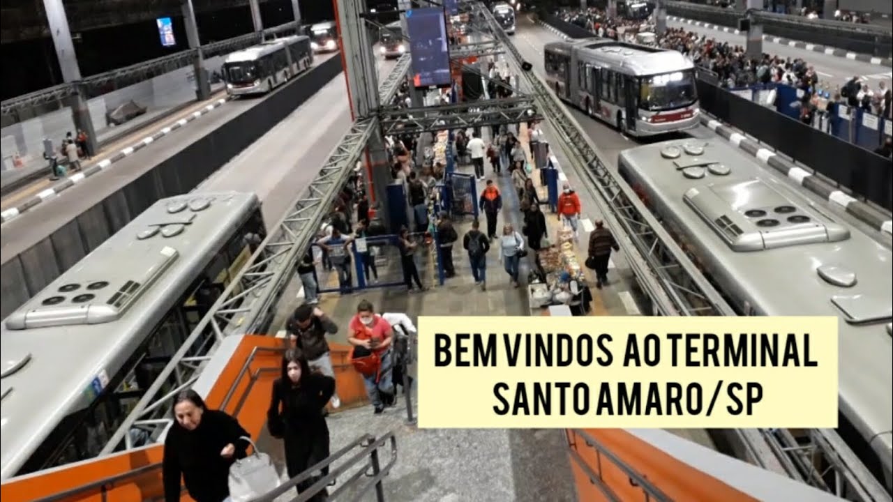 Terminal Santo Amaro/ São Paulo/SP Bem vindos...#tour #saopaulo #bus #turismo