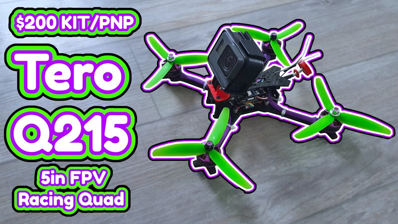 Tero Q215 - Build & Setup and Maiden Flight - First FPV Quad