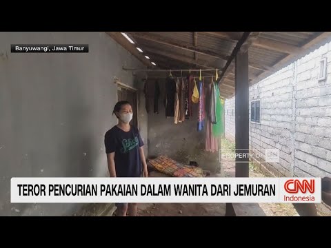 Teror Pencurian Pakaian Dalam Wanita Dari Jemuran