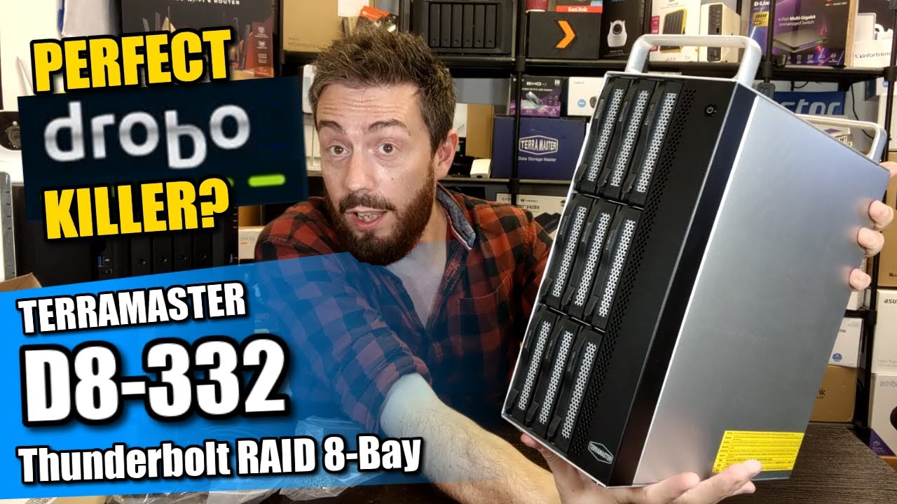 Terramaster D8-332 Thunderbolt 3 RAID 8-Bay Hardware Review - Drobo Killer?