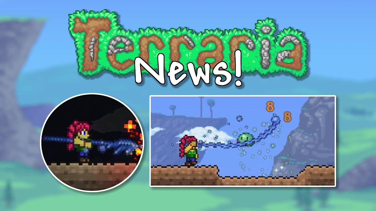 Terraria 1.4.5 is adding new weapons