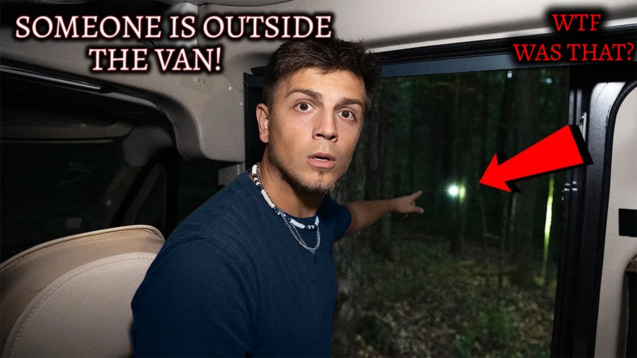 TERRIFYING VAN CAMPING - The Most Scared Ive Ever Been While Camping | MOST HAUNTED FOREST