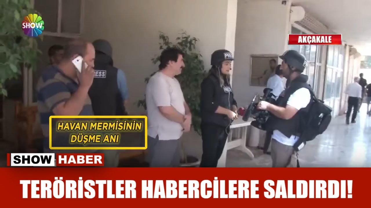 Teröristler habercilere saldırdı!