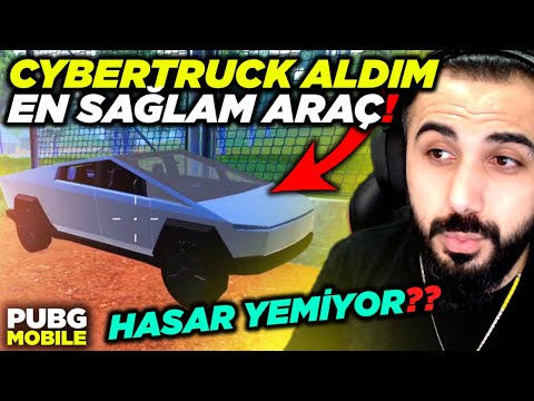 TESLA CYBERTRUCK ALDIM!! 😮 ARAÇ RESMEN HASAR YEMİYOR!! | PUBG MOBILE