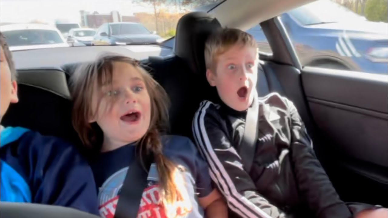 TESLA MODEL 3 PERFORMANCE ACCELERATION REACTIONS!! HILARIOUS
