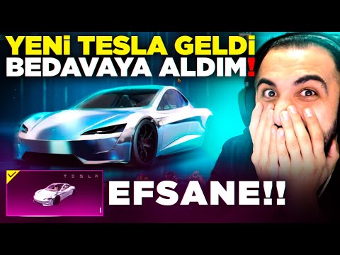 TESLA SONUNDA GELDİ!! 😮 BEDAVAYA ALDIM İNANAMAYACAKSINIZ!! | PUBG MOBILE