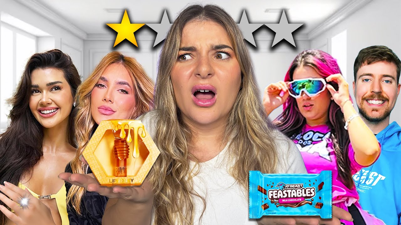 TESTANDO PRODUTOS DOS YOUTUBERS E INFLUENCIADORES!