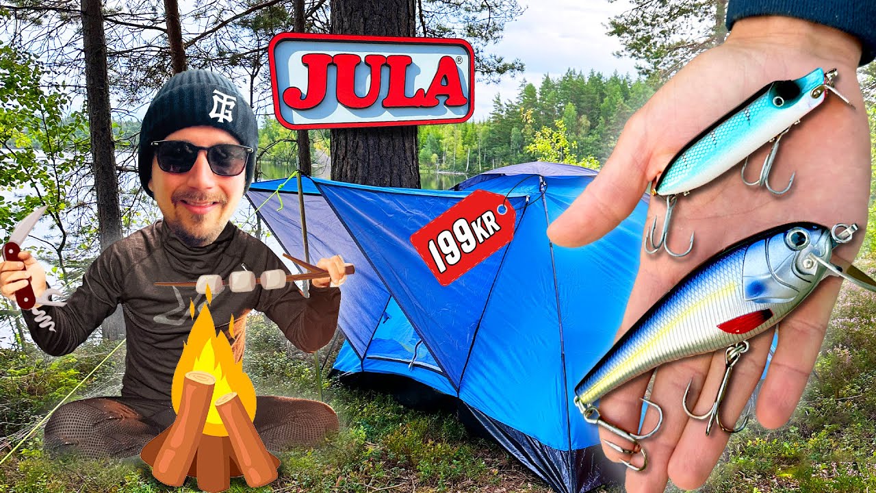 Testar Julas Billigaste Tält & Fiskar med Nya Hi-Lo 🎣🏕️