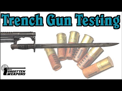 Testing an Original WW1 Trench Gun w/ GI Buckshot: How Does it Pattern?