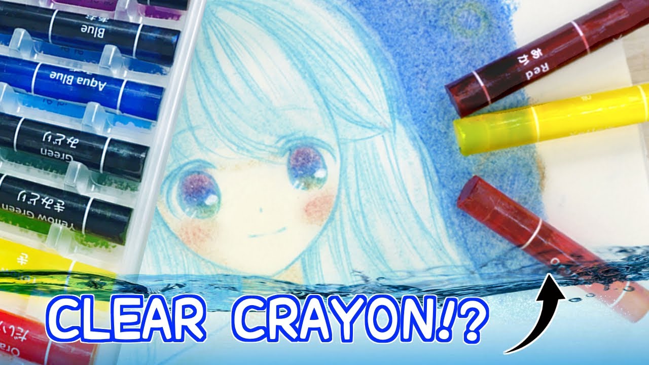 TESTING CLEAR CRAYONS!? Water Color Art with no WATER?