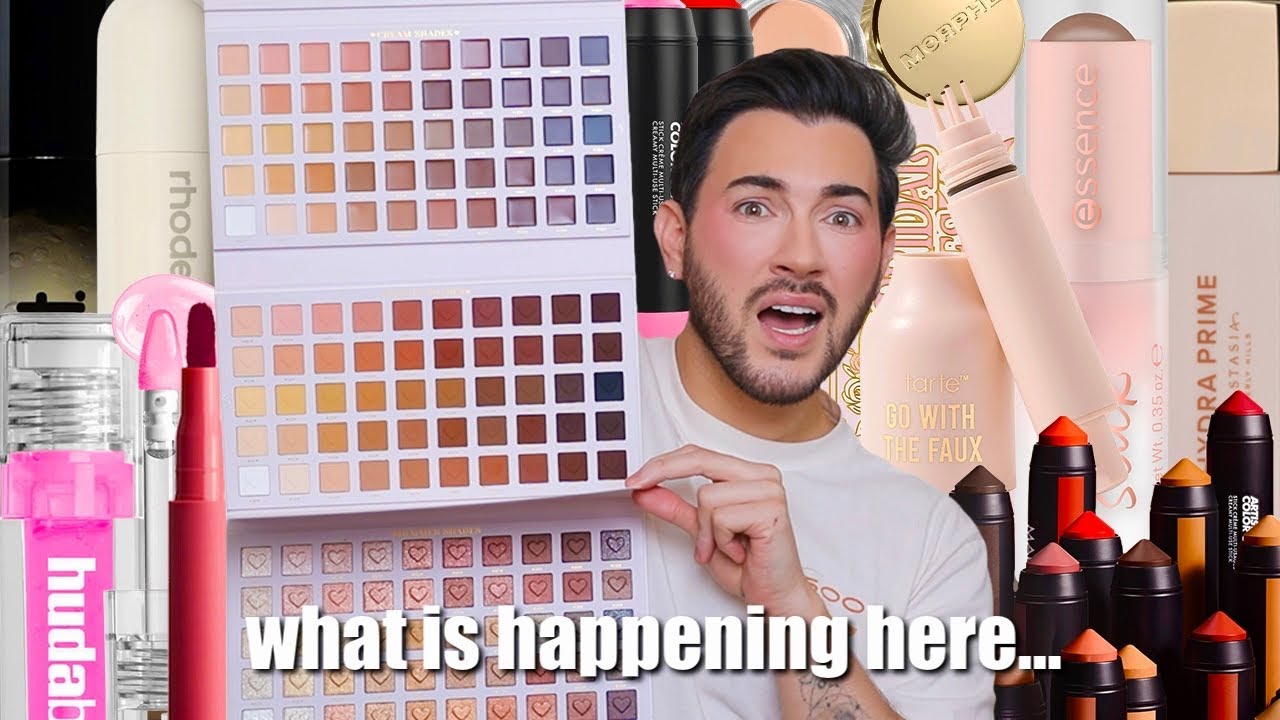 Testing NEW overhyped makeup launches! what is happening...