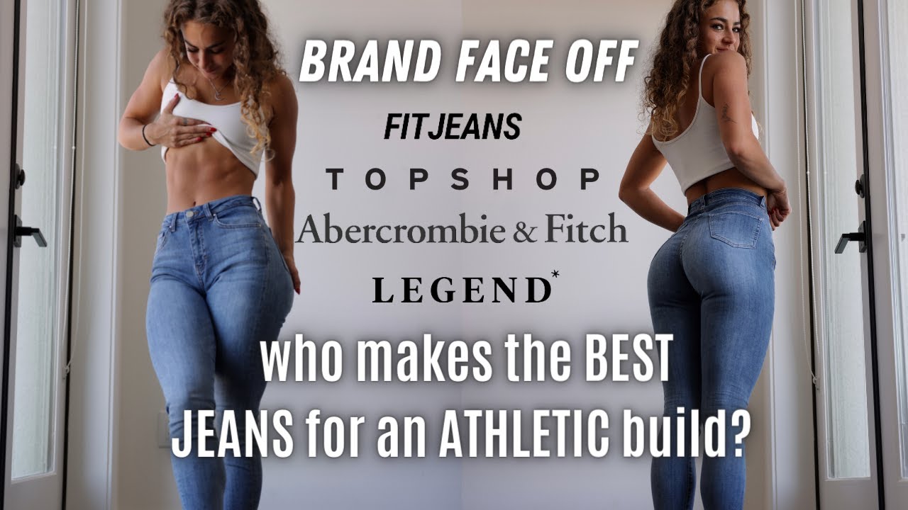 TESTING THE BEST JEANS FOR AN ATHLETIC BUILD | ABERCROMBIE | LEGEND LONDON CO | FIT JEANS | TOP SHOP