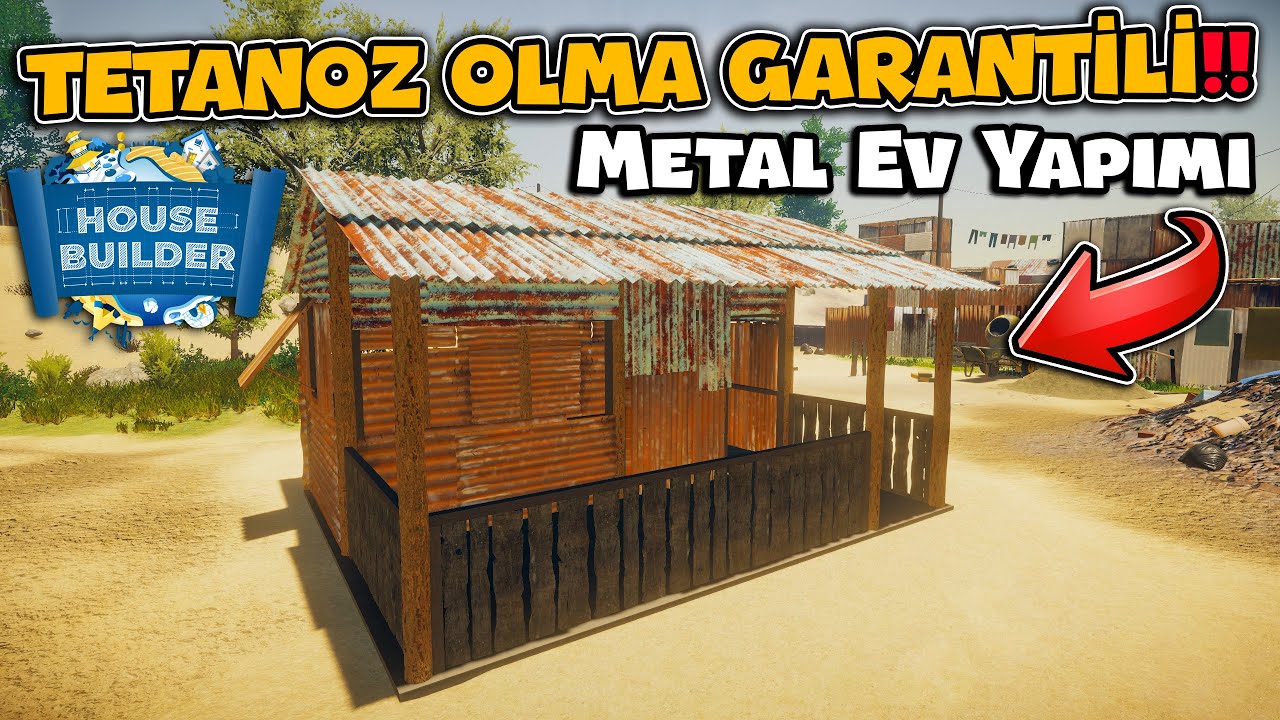 TETANOZ OLMA GARANTİLİ METAL EV İNŞAATI // ELLE ÇİVİ ÇAKMAK | HOUSE BUILDER !!