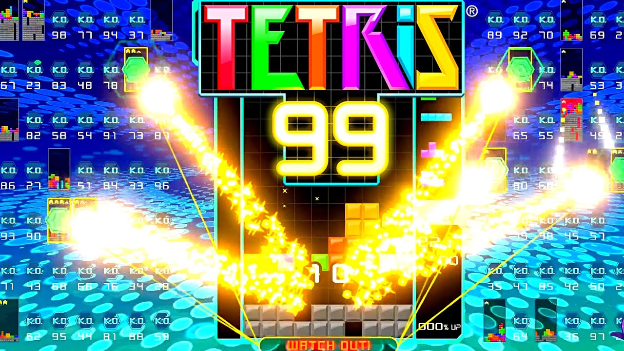 Tetris 99 Battle Royale ⚔️ Normal Design + All Themes & Win