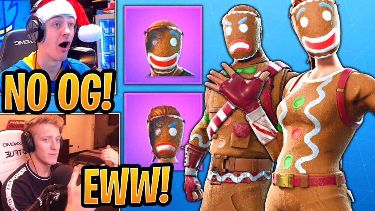 TFUE & Streamers React to *RARE* Merry Marauder and Ginger Gunner Skins BACK in the Shop! - Fortnite
