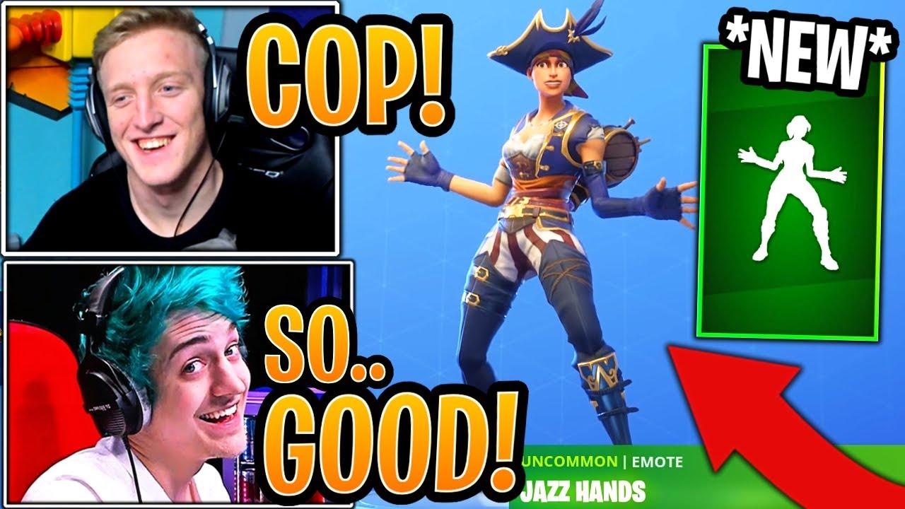 Tfue BUYS & Streamers React to the *NEW* Jazz Hands Emote! - Fortnite Moments