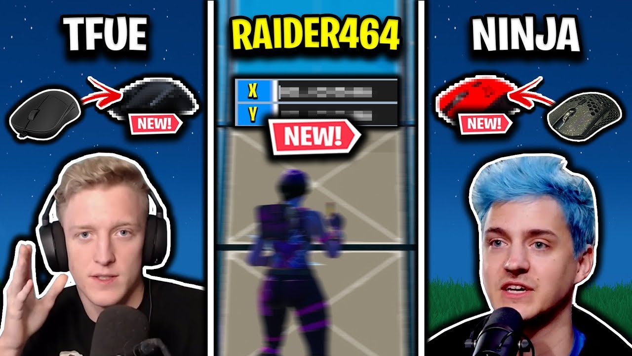 Tfue NEW Mouse, Ninja NEW Mouse & Raider464's NEW Sensitivity! (Pro Player Updates)