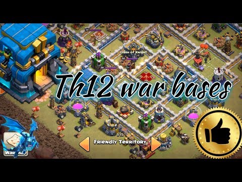 Th12 war bases 2018. Clash of clans th12 bases anti 2 star
