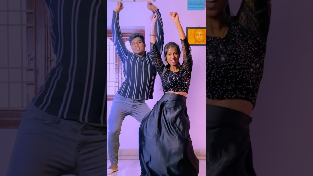 Thaavani Thaandi Paarthavane🙊💕 comment ur next song for dance😇 #danceshorts #blackbeescouple