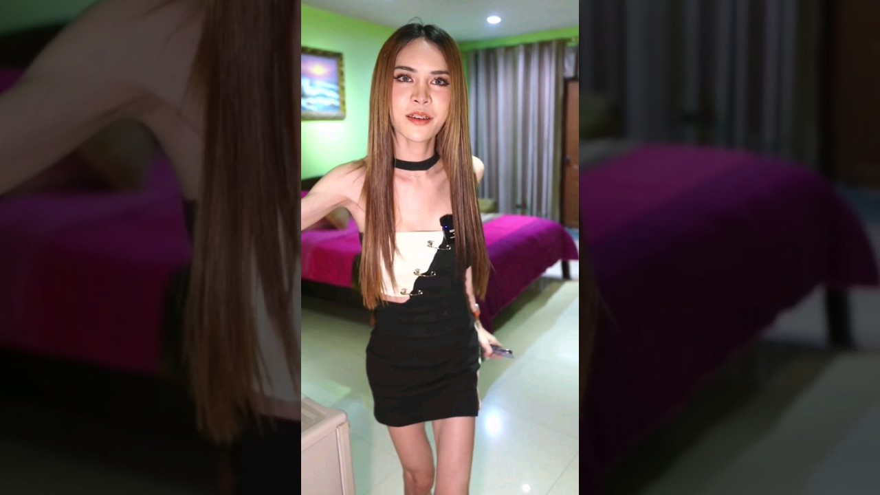 Thai Ladyboy Shows Her Room! Bangkok, Thailand 🇹🇭