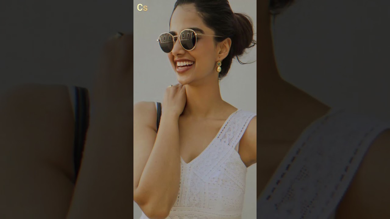 Thalapathy 68's Leading Actress Meenakshi Chaudhary Looking Anglic in White Dress !