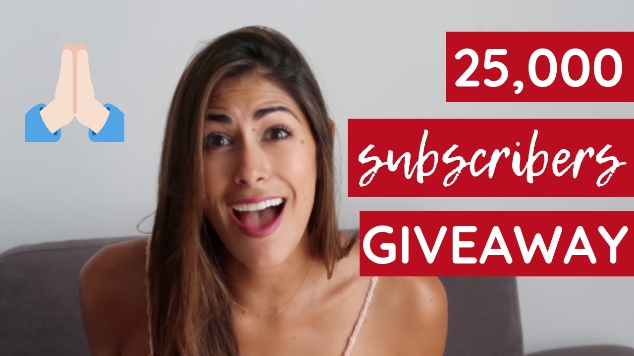 THANK YOU FOR 25K! GIVEAWAY