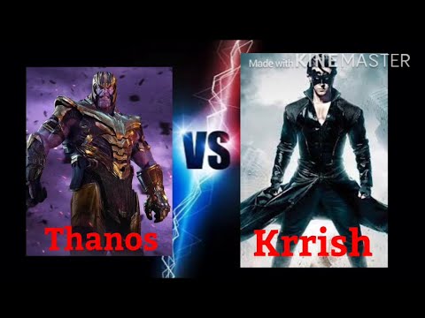 Thanos vs Krrish fight