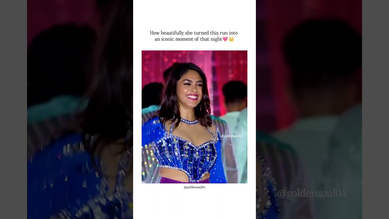 That iconic run of mrunal 💗👑 #goldensoul #shorts #viralvideos #bollywood