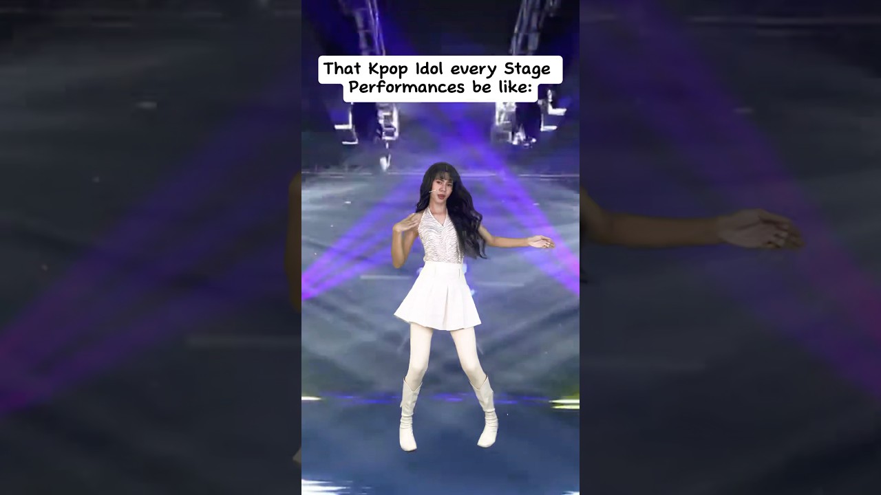 That Kpop Idol in every stage performances be like: 🙂 #fyp #kpop