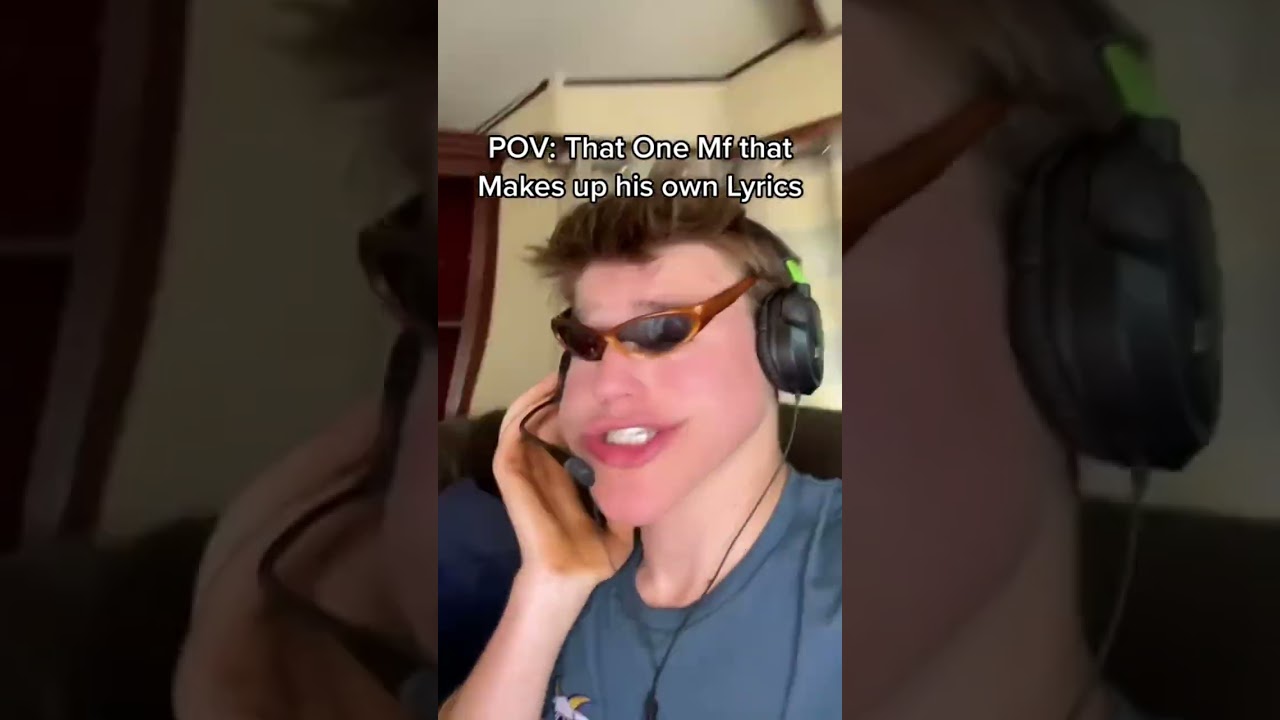 That one Mf That makes up His own Lyrics