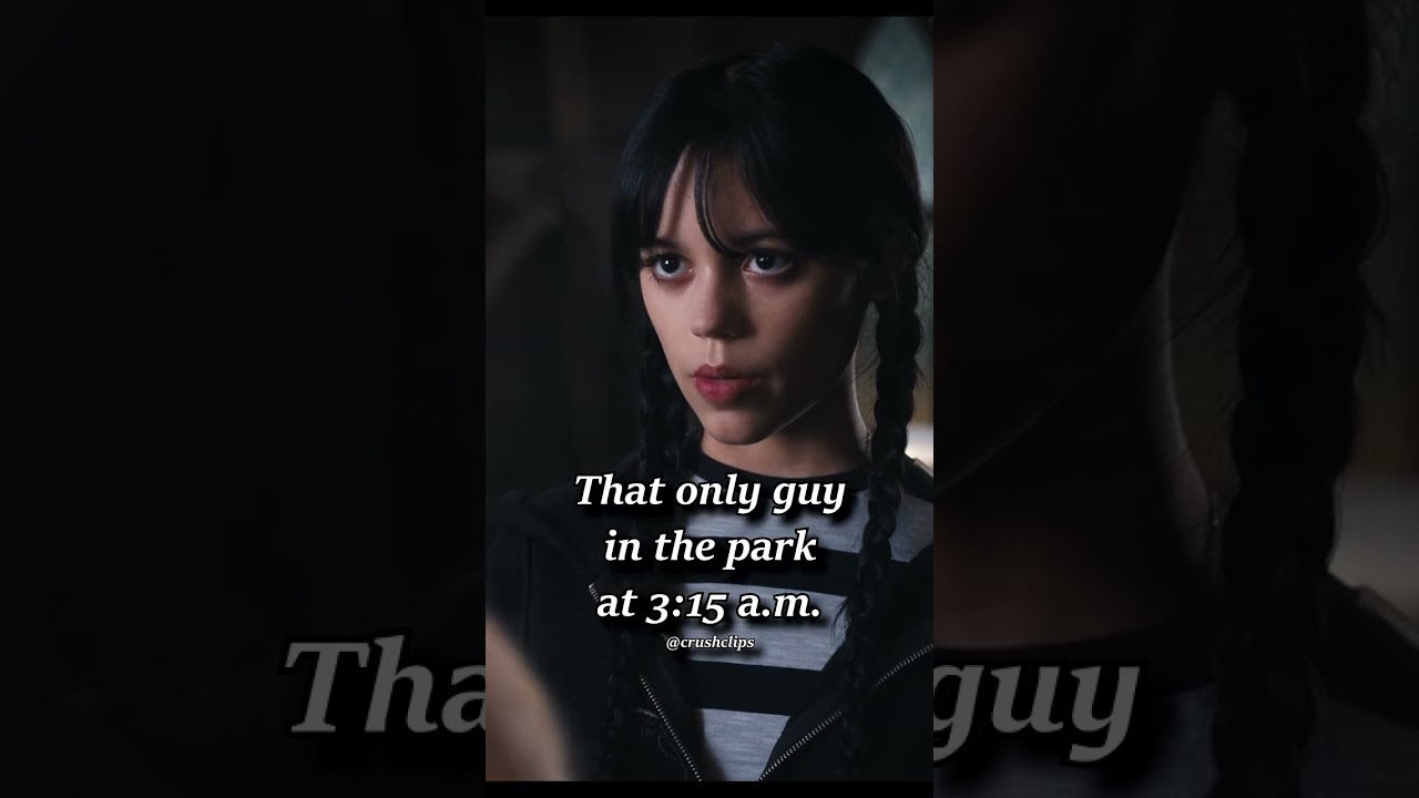 That only guy in the park at 3:15 a.m. #wednesday #netflix #fun #shorts