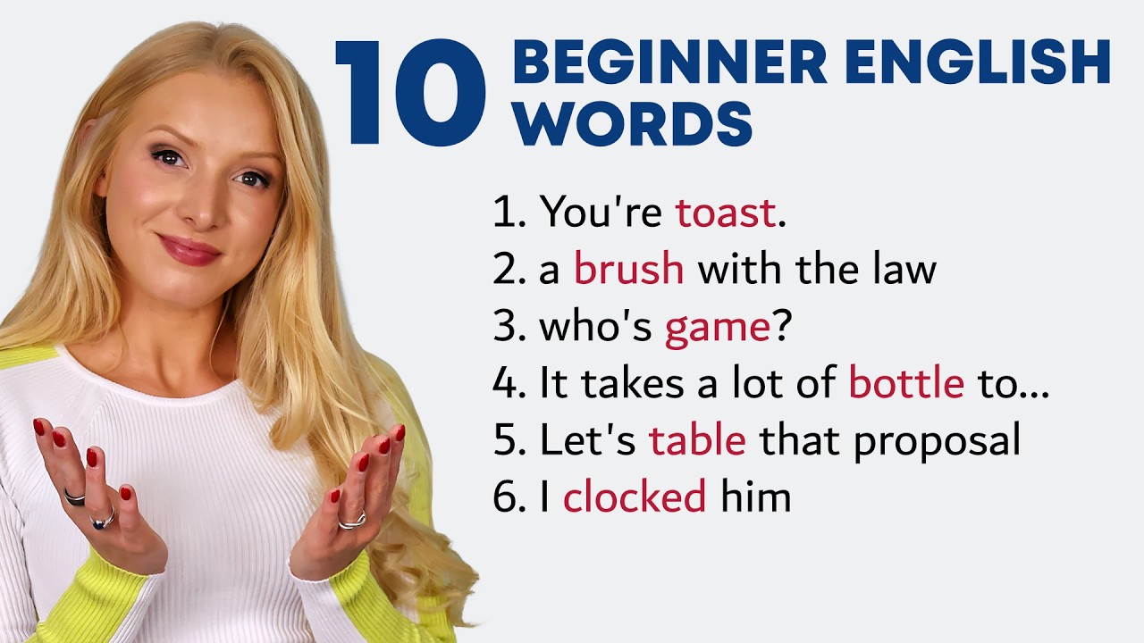 The 10 Easy English words with ADVANCED meanings: